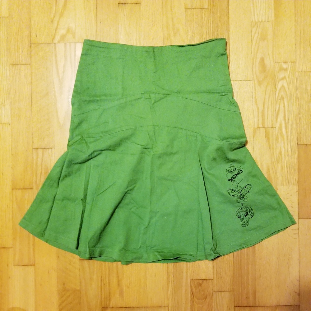 Rock Steady Sugar Candy Skulls Skirt